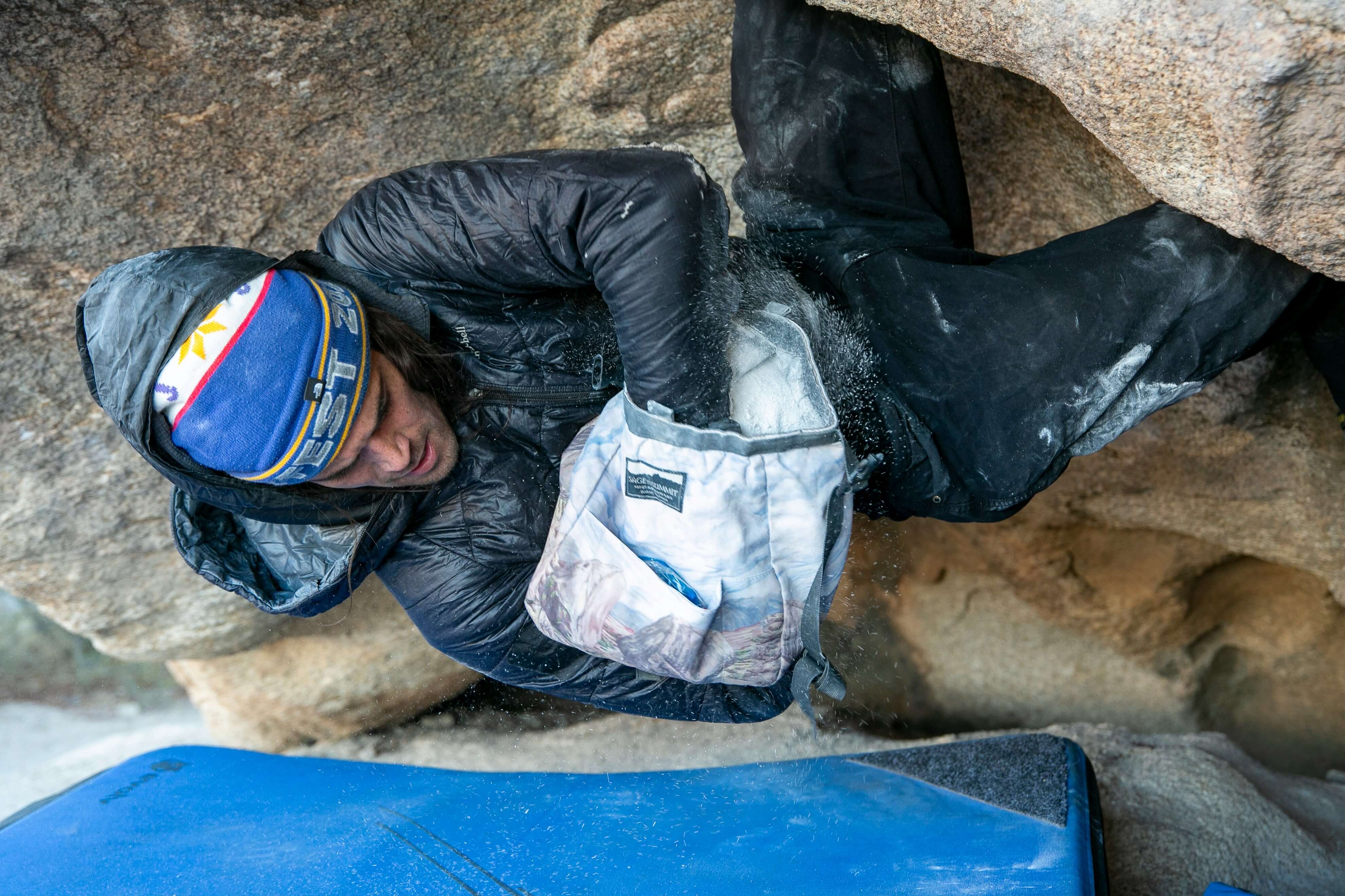 Climber With Chalk Bag